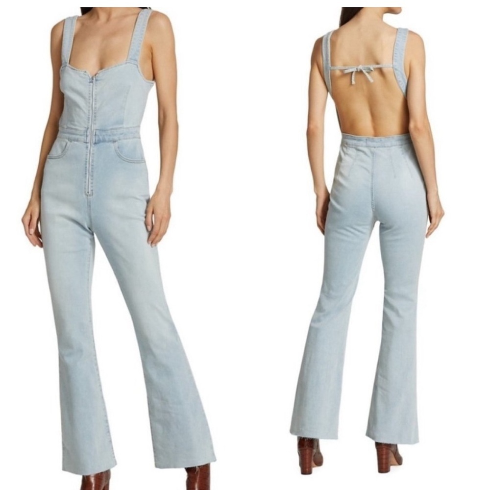 Free People We The Free denim jumpsuit